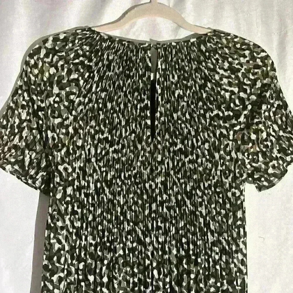 Michael Kors Women's Pleated Camouflage Print Dress XSmall - Picture 7 of 8
